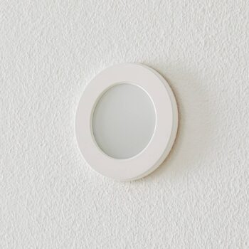 BEGA Accenta zapustené okrúhle rám biele 160 lm