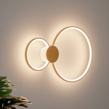 BEGA LED nástenné svietidlo 51298.4 , zamatová mosadz, kov, DALI