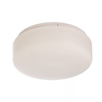 BEGA LED stropné svietidlo 50040P K3 Sensor, Ø 25 cm biely plast