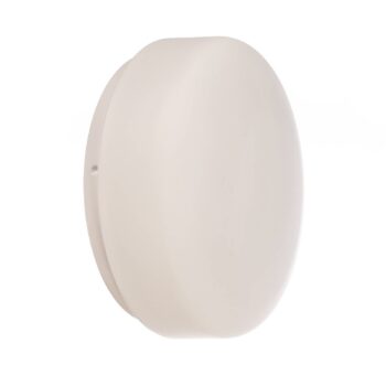 BEGA LED stropné svietidlo 50040P K3 Sensor, Ø 25 cm biely plast