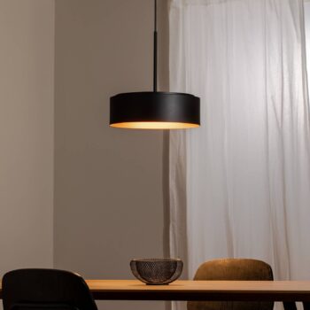 BEGA LED závesné svietidlo Studio Line Ø 36 cm čierno-medené DALI