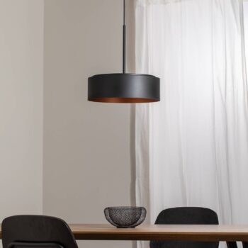 BEGA LED závesné svietidlo Studio Line Ø 36 cm čierno-medené DALI