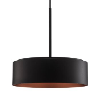 BEGA LED závesné svietidlo Studio Line Ø 36 cm čierno-medené DALI