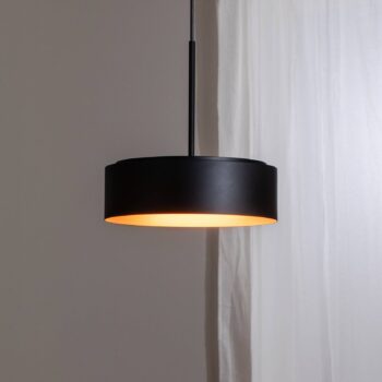 BEGA LED závesné svietidlo Studio Line Ø 36 cm čierno-medené DALI