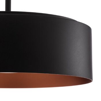 BEGA LED závesné svietidlo Studio Line Ø 36 cm čierno-medené DALI