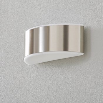 BEGA Prima nástenné svetlo clona z ušľachtilej ocele 25,4 cm
