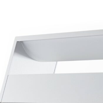 BEGA Studio Line nástenné široké biele/hliník 50cm