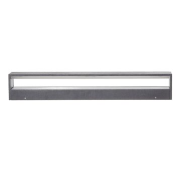 BEGA Studio Line nástenné široké čierne/Alu 50 cm