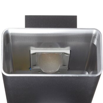 BEGA Studio Line nástenné úzke čierne/hliník 22 cm