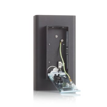 BEGA Studio Line nástenné úzke čierne/hliník 22 cm