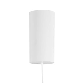 BEGA Studio Line závesné svietidlo on/off, biele/alu Ø14 cm