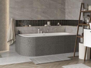 BESCO - Asymetrická vaňa AVITA SLIM+ - Nožičky k vani - S nožičkami, Rozmer vane - 150 × 70 cm, Spôsob prevedenia - Pravé VANAVIT15SLIMPP+OLVPINOZ