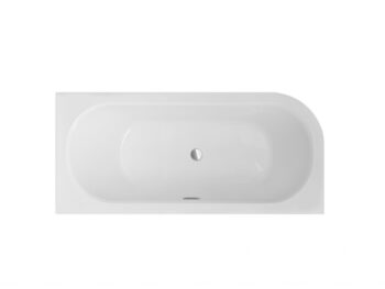 BESCO - Asymetrická vaňa AVITA SLIM+ - Nožičky k vani - S nožičkami, Rozmer vane - 150 × 70 cm, Spôsob prevedenia - Pravé VANAVIT15SLIMPP+OLVPINOZ