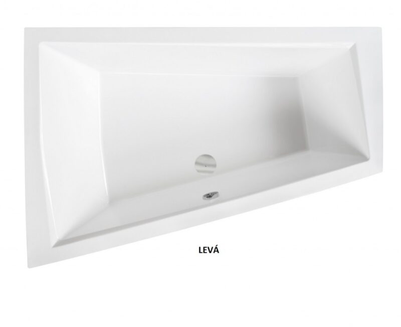 BESCO - Asymetrická vaňa INTIMA DUO - Nožičky k vani - Bez nožičiek, Rozmer vane - 180 × 125 cm, Spôsob prevedenia - Ľavé VANINTID18L BESCO - Asymetrická vaňa INTIMA DUO - Nožičky k vani - Bez nožičiek, Rozmer vane - 180 × 125 cm, Spôsob prevedenia - Ľavé VANINTID18L