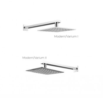 BESCO BESCO - Podomietkový sprchový set SLIM MODERN/VARIUM II - Čierna matná BABPMVIICZ