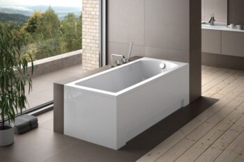 BESCO - Obdĺžniková vaňa SHEA - Nožičky k vani - S nožičkami, Rozmer vane - 170 × 70 cm VANSHEA170 + OLVPINOZ