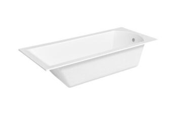 BESCO - Obdĺžniková vaňa SHEA SLIM - Nožičky k vani - S nožičkami, Rozmer vane - 150 × 70 cm VANSHEA150SLIM + OLVPINOZ