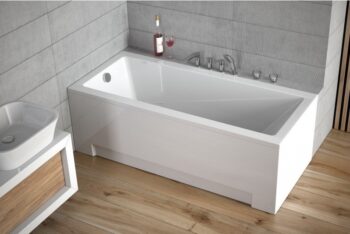 BESCO - Obdĺžniková vaňa TERME - Rozmer vane - 140 × 70 cm OLVTER14 + OLVPINOZ