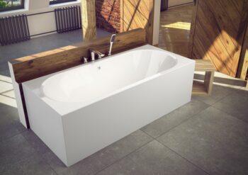 BESCO - Obdĺžniková vaňa VITAE - Nožičky k vani - S nožičkami, Rozmer vane - 170 × 75 cm VANVITAE170 + OLVPINOZ