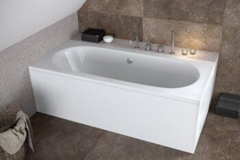 BESCO - Obdĺžniková vaňa VITAE - Nožičky k vani - S nožičkami, Rozmer vane - 170 × 75 cm VANVITAE170 + OLVPINOZ