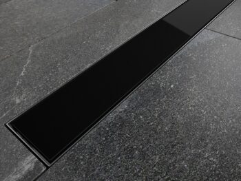 BESCO - Odtokový žľab VIRGO BLACK - Rozmer A - 60 cm ZLOL60VBL