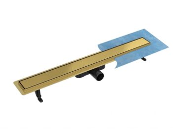 BESCO - Odtokový žľab VIRGO DUO GOLD - Rozmer A - 90 cm ZLOL90VG