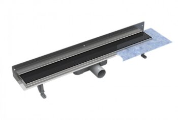 BESCO - Odtokový žľab VIRGO NEXT BLACK - Rozmer A - 90 cm ZLOL90VNB
