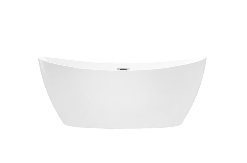 BESCO - Voľne stojaca vaňa AYLA biela - Farba - Biela, Farba sifónu - Čierna, Rozmer vane - 170 × 80 cm VANAYLA170B BESCO - Voľne stojaca vaňa AYLA biela - Farba - Biela, Farba sifónu - Čierna, Rozmer vane - 170 × 80 cm VANAYLA170B