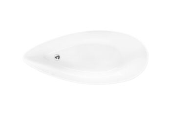 BESCO - Voľne stojaca vaňa GOYA (SALERMO) - Farebnica - Biela, Rozmer vane - 160 × 70 cm VANSAL16W