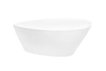 BESCO - Voľne stojaca vaňa GOYA (SALERMO) - Farebnica - Biela, Rozmer vane - 160 × 70 cm VANSAL16W