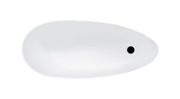 BESCO - Voľne stojaca vaňa KEYA (SAPRI) - Farba - Biela, Rozmer vane - 165 × 70 cm VANSAP16W