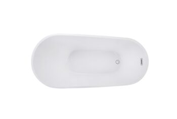 BESCO - Voľne stojaca vaňa MELODY - Farba - Biela, Rozmer vane - 150 × 80 cm VANMELODY150