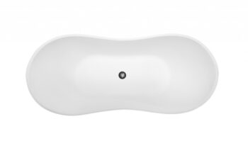 BESCO - Voľne stojaca vaňa VIYA (ANDRIA) - Farba - Biela, Rozmer vane - 160 × 70 cm VANAND16W
