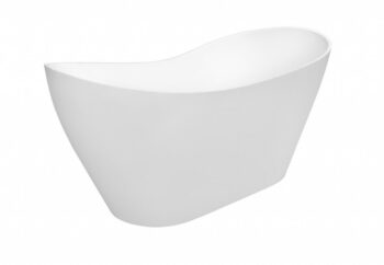 BESCO - Voľne stojaca vaňa VIYA (ANDRIA) - Farba - Biela, Rozmer vane - 160 × 70 cm VANAND16W