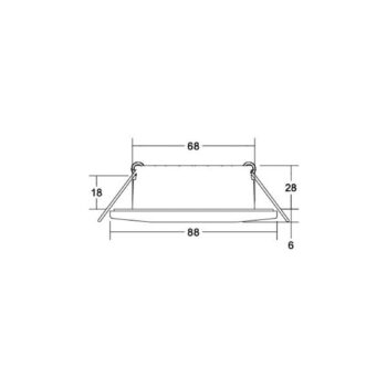 BRUMBERG Chooose LED downlight, okrúhle, nikel