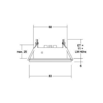 BRUMBERG Cover-Up-R modul IP44 okrúhly, biela