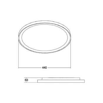 BRUMBERG LED stropné svietidlo Sunny Midi, DALI, 3 000K, čierne