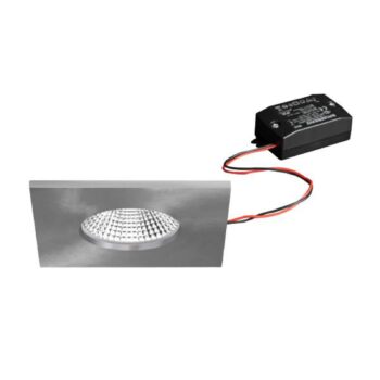 BRUMBERG LED vstavané bodové svietidlo BB21, nikel 85 x 85 mm,