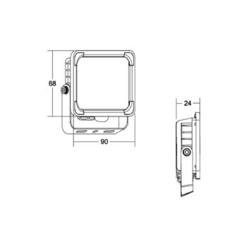 BRUMBERG Neo Micro LED reflektor, šírka 9 cm, 4 000 K
