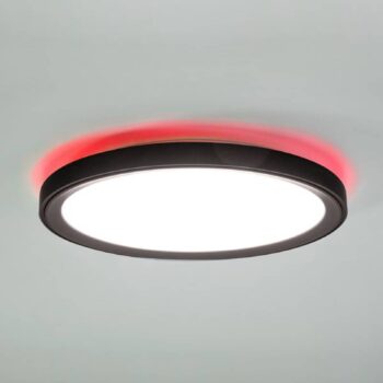 BRUMBERG Sunny Maxi LED stropné svietidlo RC CCT čierne