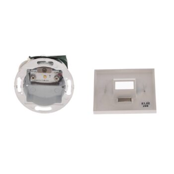 BRUMBERG Wall Kit68 vpadnuté hranaté biela