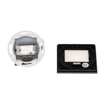 BRUMBERG Wall Kit68 zapustené hranaté čierna