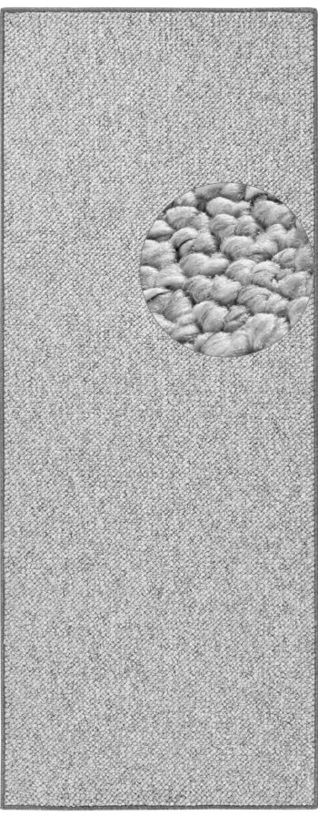BT Carpet, Behúň Wolly 102840, 80x300, šedá, obývacia izba