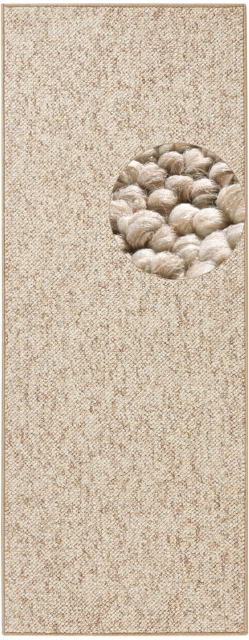 BT Carpet, Behúň Wolly 102842, 80x300, béžová, obývacia izba