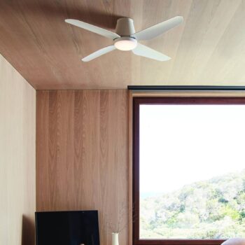 Beacon LED stropný ventilátor Aria CTC biely 122 cm tichý