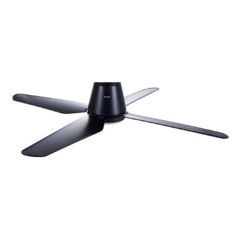 Beacon LED stropný ventilátor Aria CTC, čierny, 122 cm, tichý