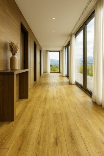 Beauflor, PVC podlaha - lino Texalino Supreme 667M Tasmanian Oak - dub, na mieru, šíře 2m,3m,4m, hnedá, filc, chodba / predsieň