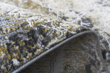 Berfin Dywany, AKCIA: 200x290 cm Kusový koberec Zara 9630 Yellow Grey, žltá, kancelária