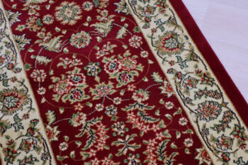 Berfin Dywany, AKCIA: 750x80 cm Behúň na mieru Anatolia 5378 B (Red) - obšitý zo všetkých strán, červená, chodba / predsieň