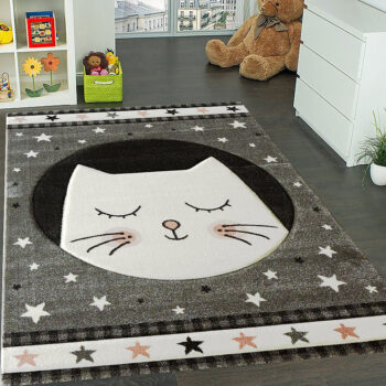 Berfin Dywany, Detský kusový koberec Smart Kids 22412 Grey, 120x180, šedá, detská izba